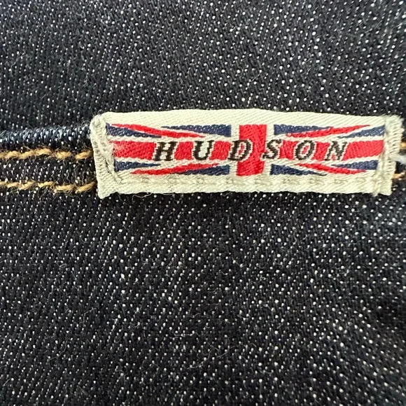 Hudson Charlotte Moto Super Skinny Jeans Dark Wash Style WM493DIF Size 26 - Picture 14 of 16